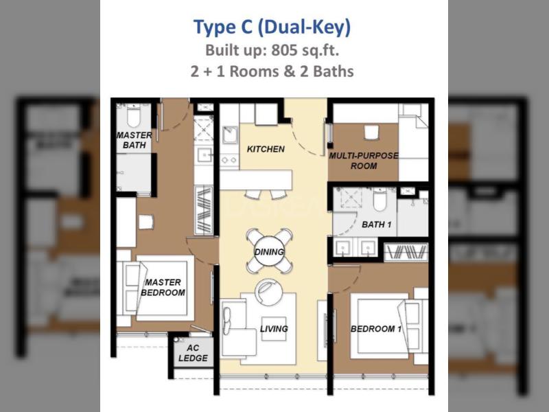 Cubic Botanical | Below Market Price Freehold Bangsar South, Near IJM Pantai Sentral Commercial